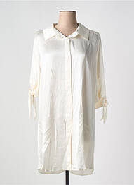 Chemise de nuit manches longues blanc MARJOLAINE femme