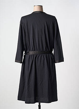Déshabillé manches longues noir MASSANA femme