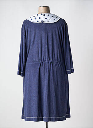 Chemise de nuit manches longues bleu REGENCE femme