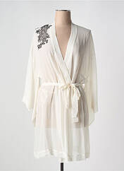 Déshabillé blanc MARJOLAINE pour femme seconde vue