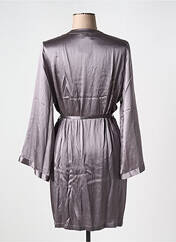 Déshabillé gris MARJOLAINE pour femme seconde vue