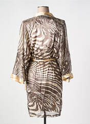 Déshabillé marron MARJOLAINE pour femme seconde vue