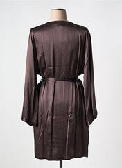 Déshabillé marron MARJOLAINE pour femme seconde vue
