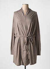 Déshabillé marron MARJOLAINE pour femme seconde vue