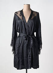 Déshabillé noir MARJOLAINE pour femme seconde vue