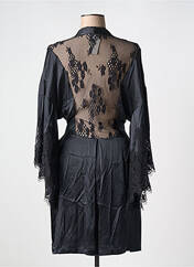 Déshabillé noir MARJOLAINE pour femme seconde vue