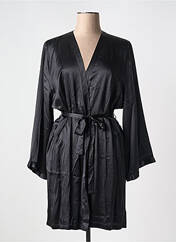 Déshabillé noir MARJOLAINE pour femme seconde vue