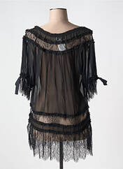 Déshabillé noir MARJOLAINE pour femme seconde vue