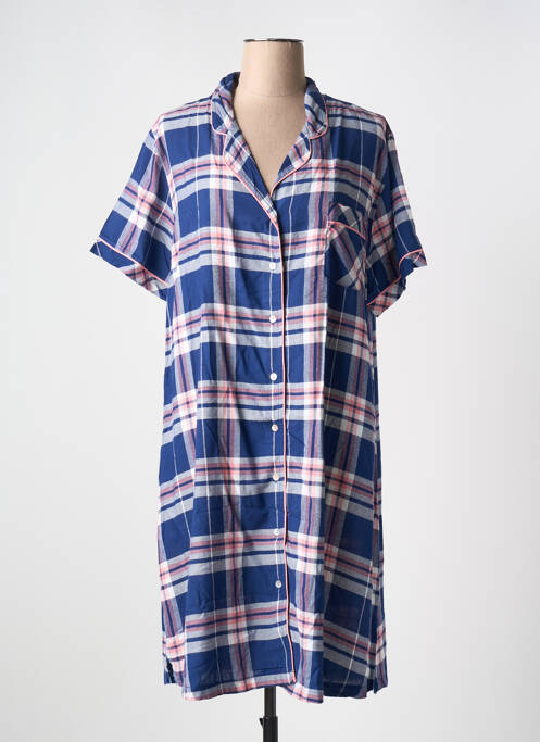 Chemise de nuit bleu MASSANA pour femme