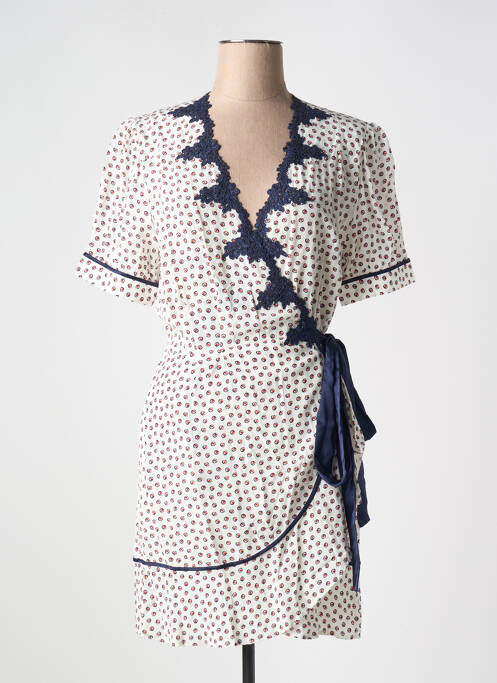 Déshabillé blanc MARJOLAINE pour femme