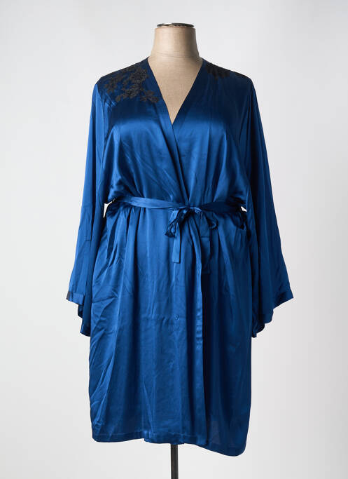 Déshabillé bleu MARJOLAINE pour femme