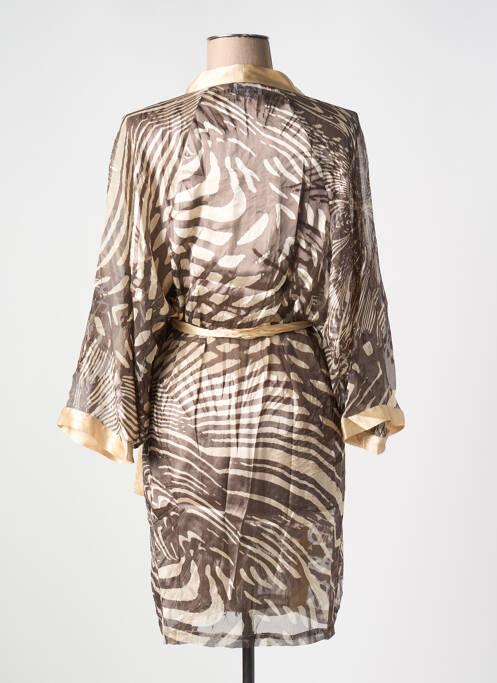 Déshabillé marron MARJOLAINE femme