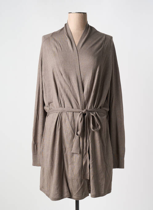 Déshabillé marron MARJOLAINE pour femme