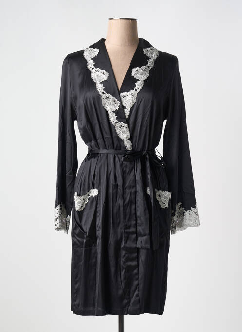 Déshabillé noir MARJOLAINE pour femme