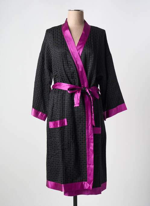 Déshabillé noir MARJOLAINE pour femme