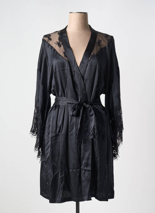 Déshabillé noir MARJOLAINE pour femme