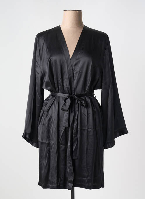 Déshabillé noir MARJOLAINE pour femme