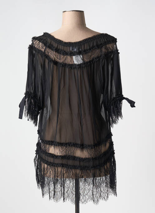 Déshabillé noir MARJOLAINE pour femme