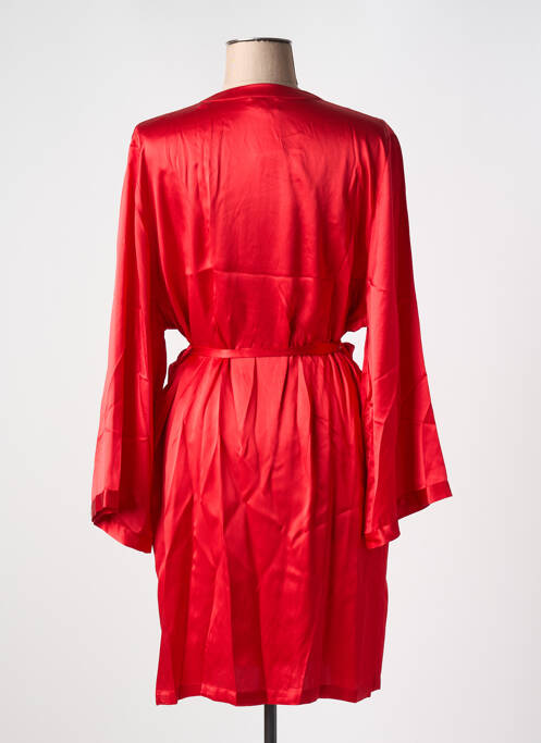 Déshabillé rouge MARJOLAINE pour femme