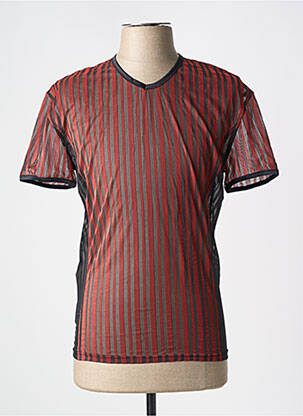 T-shirt coupe cintrée manches courtes orange HOM homme