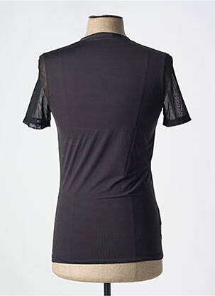 T-shirt stretch manches courtes noir HOM homme