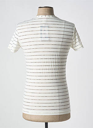T-shirt stretch manches courtes beige OLAF BENZ homme