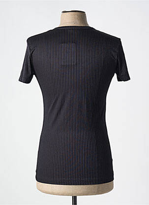 T-shirt stretch manches courtes noir MANSTORE homme
