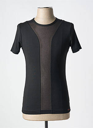 T-shirt coupe cintrée manches courtes noir OLAF BENZ homme