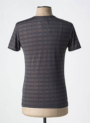 T-shirt stretch manches courtes gris OLAF BENZ homme