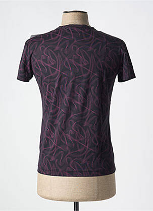 T-shirt stretch manches courtes violet MANSTORE homme