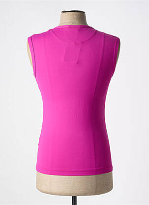 Débardeur stretch sans manche rose MANSTORE homme