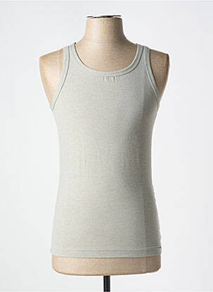 Débardeur stretch sans manche gris OLAF BENZ homme