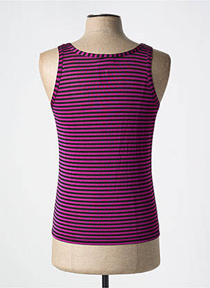 Débardeur stretch sans manche violet MANSTORE homme
