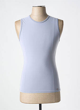 Débardeur stretch sans manche gris OLAF BENZ homme