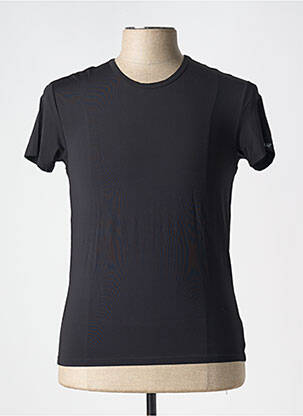 T-shirt stretch manches courtes noir BODY ART homme