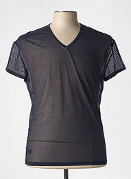 T-shirt coupe cintrée manches courtes bleu HOM homme