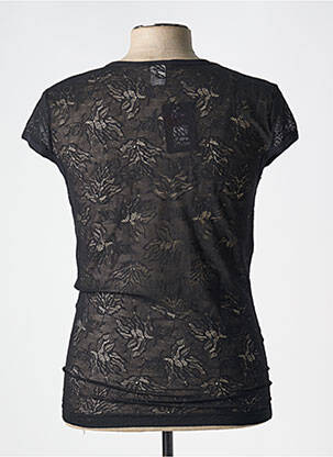 T-shirt broderie manches courtes noir MANSTORE homme