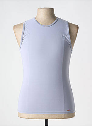 Débardeur stretch sans manche gris OLAF BENZ homme