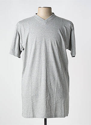 T-shirt coupe cintrée manches courtes gris HOM homme
