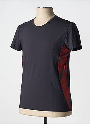T-shirt coupe ajustée manches courtes noir BODY ART homme