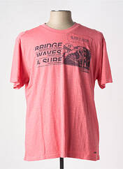 T-shirt rose MASSANA pour homme seconde vue