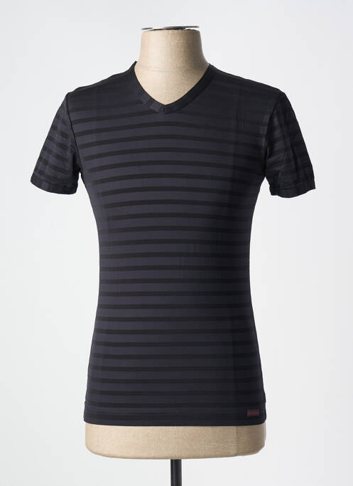 T-shirt noir OLAF BENZ pour homme