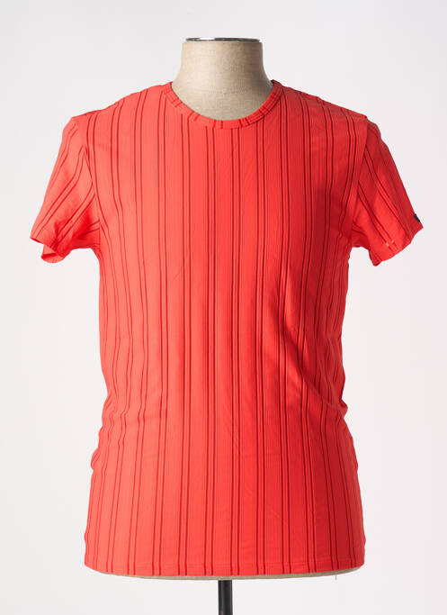 T-shirt orange BODY ART pour homme