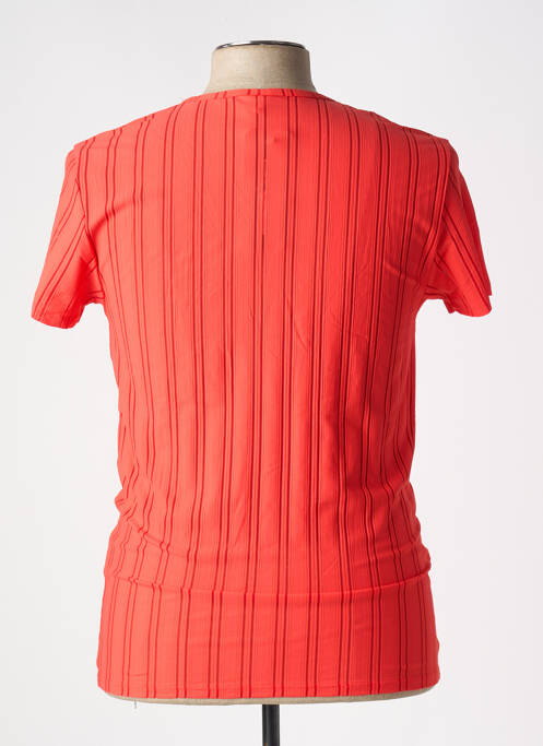 T-shirt orange BODY ART pour homme