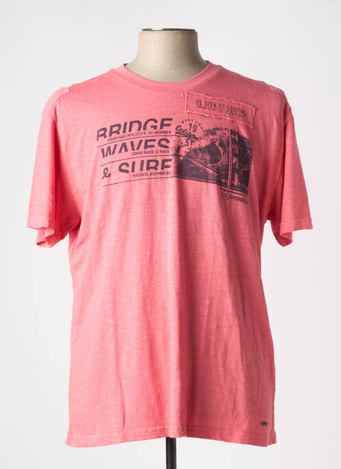T-shirt rose MASSANA pour homme