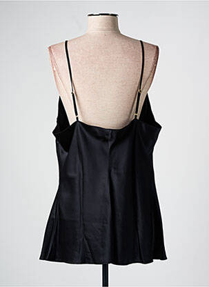 Top/caraco tissage satiné noir MARJOLAINE femme