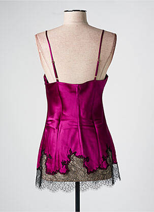 Top/caraco tissage satiné violet MARJOLAINE femme