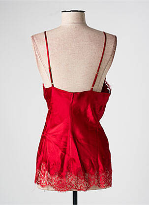 Top/caraco tissage satiné rouge MARJOLAINE femme