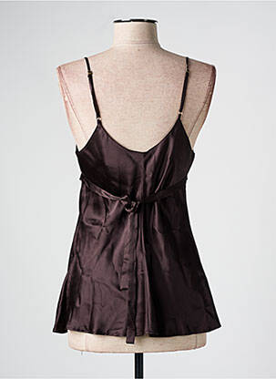 Top/caraco tissage satiné gris MARJOLAINE femme
