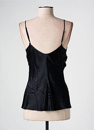 Top/caraco tissage satiné noir MARJOLAINE femme